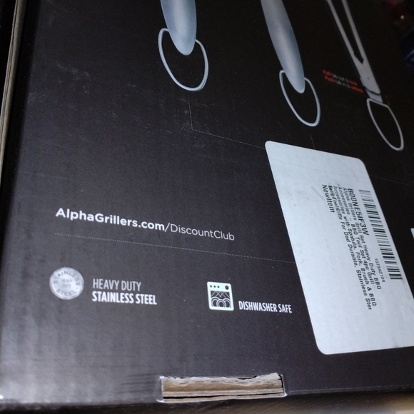 Alpha Grillers Grill Set Heavy Duty BBQ Accessories - BBQ Tool Set 4pc - Picture 8 of 9